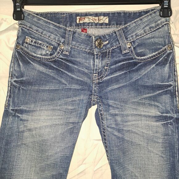 Buckle Women's Boot Cut Jeans - Blue - Picture 2 of 16